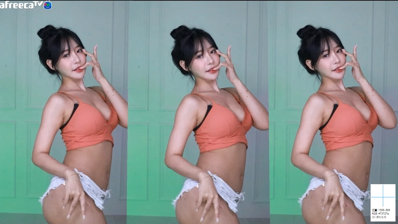 韩国Afreeca TV韩璐颜值女神模特蜜桃臀2023年04月直播舞蹈合集[原版无水]