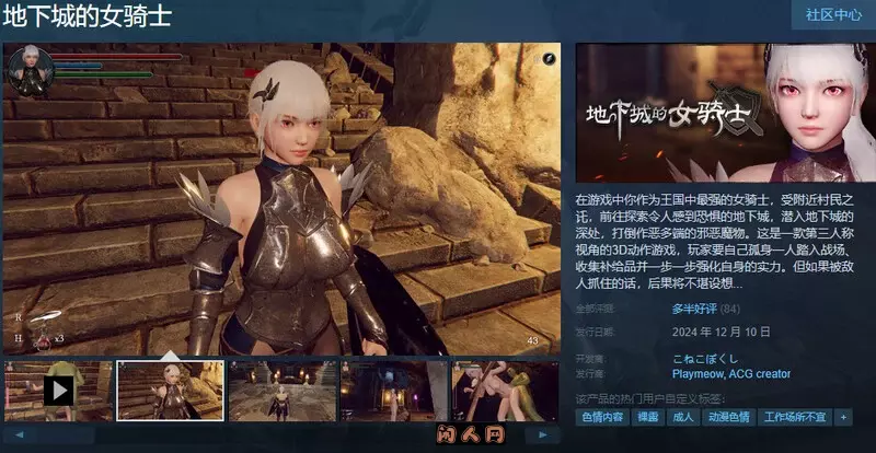 [ACT游戏]地下城的女骑士官方中文步兵版+存档新步兵3.3G