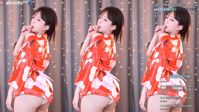 韩国Afreeca TV橘子清纯可爱大摆锤舞蹈视频合集[原版无水]