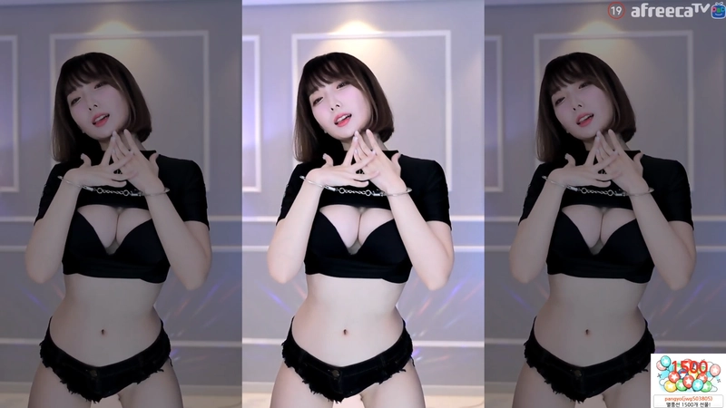 韩国Afreeca TV那贤性感颜值女神动感光波舞蹈视频合集[原版无水]