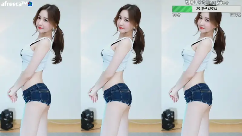 韩国Afreeca TV陈美雅颜值女神火车摇舞蹈视频合集