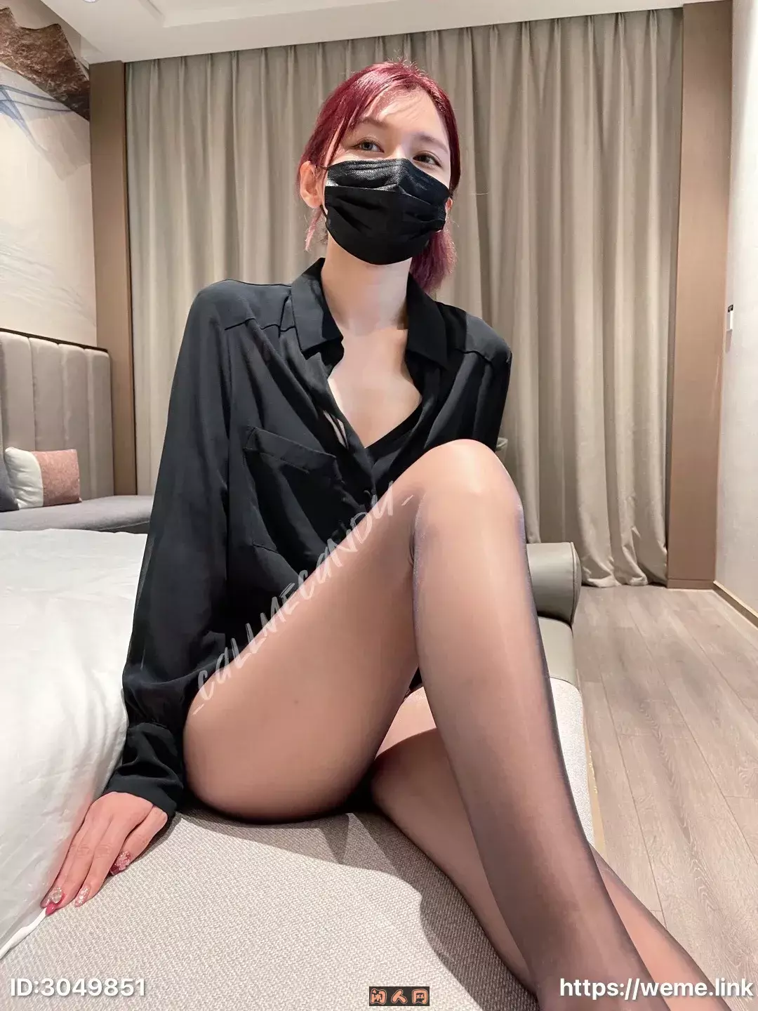 御姐女神@Callmecandy长腿模特丝袜美脚写真合集