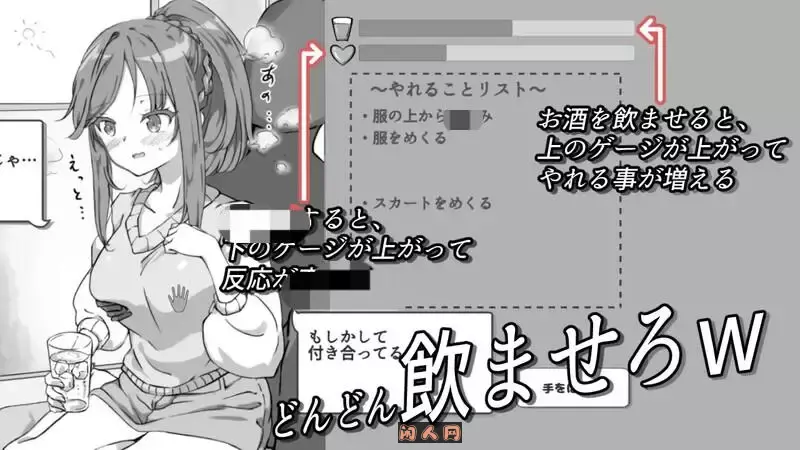 [互动SLG/动态]灌醉后NT模拟器 酔わせてしみゅれーたー机翻版880M