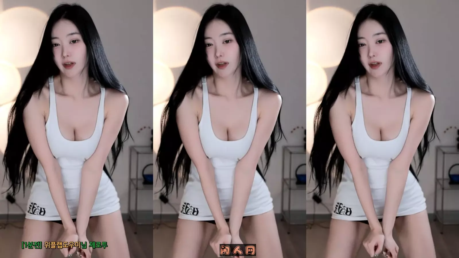 韩国Afreeca TV平台BJ哈尼尼甜美女神摩托摇直播舞蹈精选合集34v6.3G