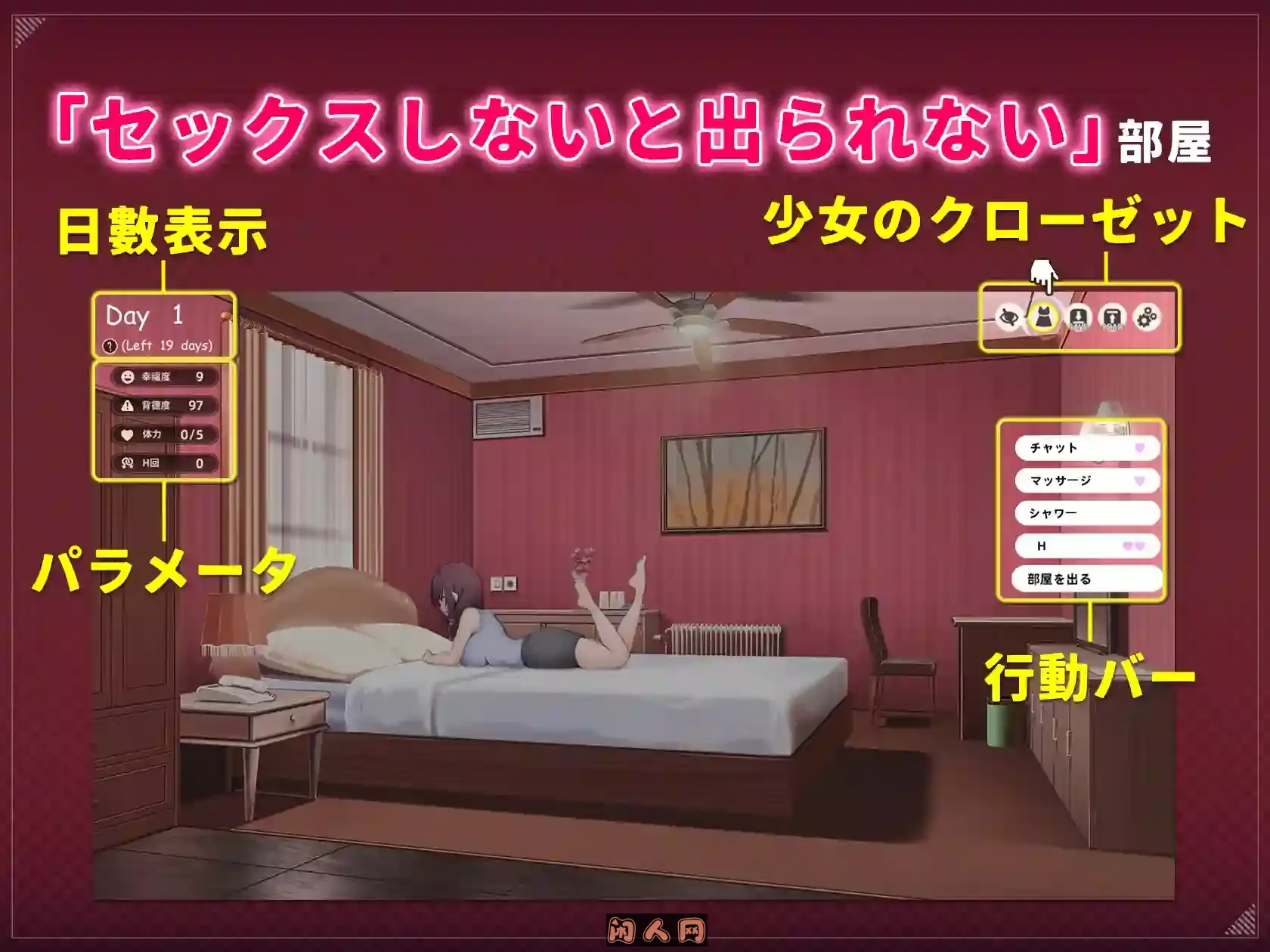 [SLG游戏]神的不在场Lovey-Dovey Lockdown Build.13737051 STEAM官方中文版1.7G