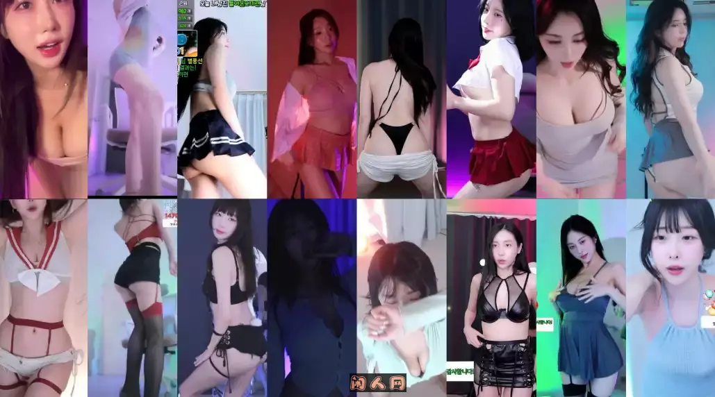 AfreecaTv几十位韩国BJ主播2024年11月1-30日舞蹈视频回放大合集