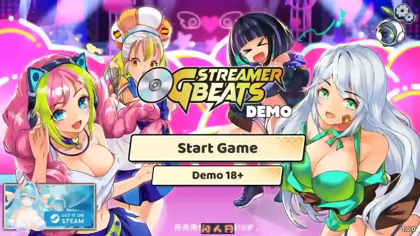 [休闲ACT/动态]OG主播计划：节奏出道OG Streamer Beats V1.0 Demo STEAM官方中文1.80G