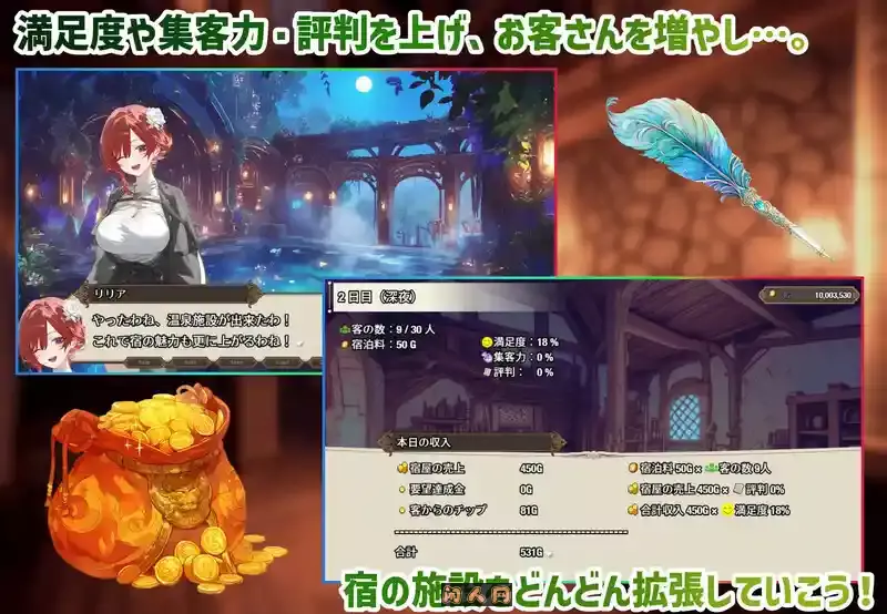 [经营RPG]女冒险者聚集的旅馆/女冒険者の集う官中步兵版+自带全回想解放1.40G