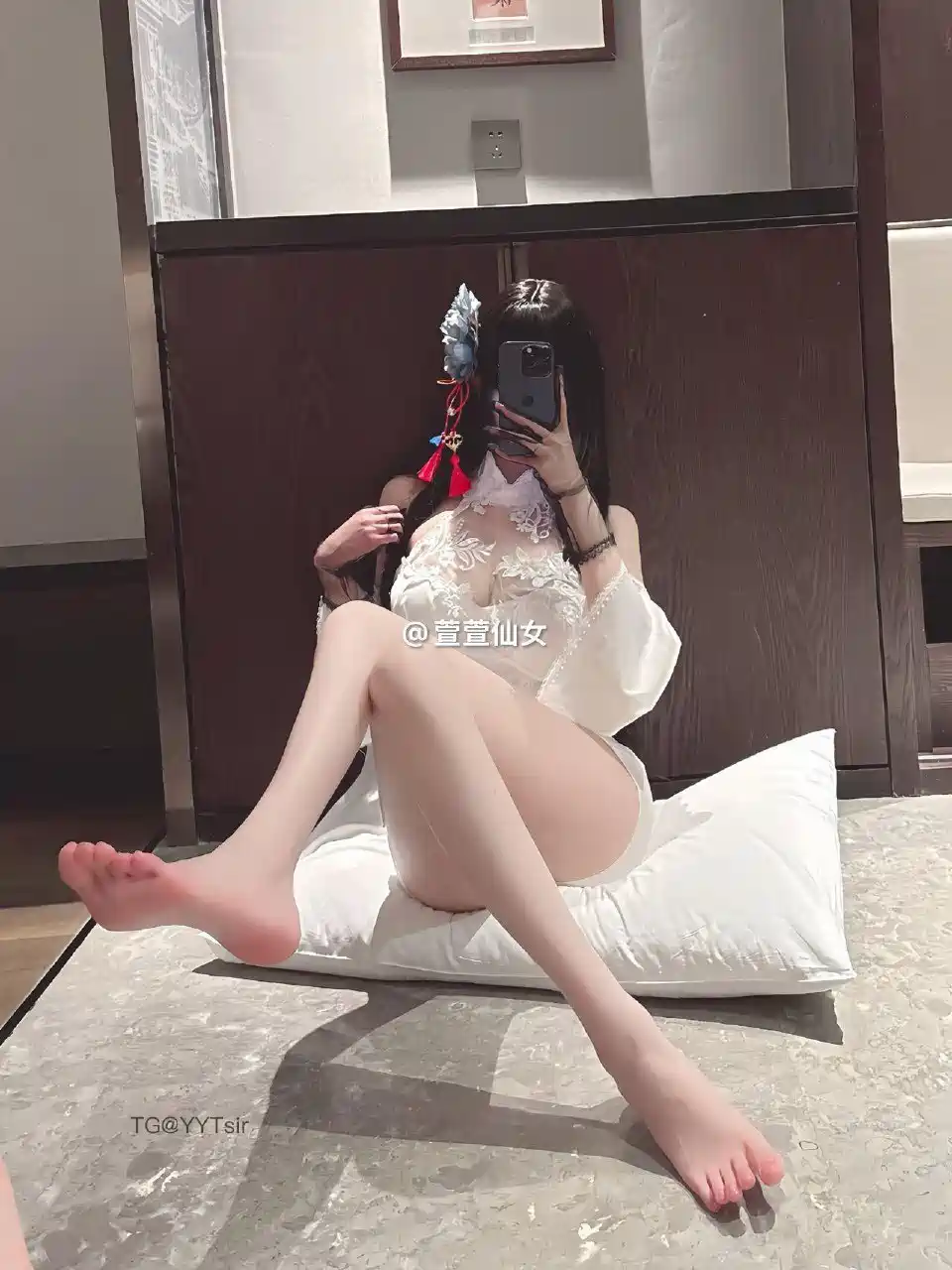 抖音@萱萱仙女颜值女神微 密合集1.52G