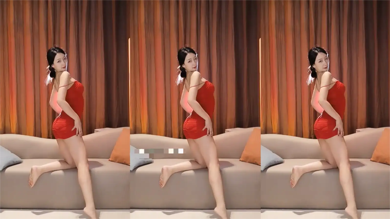 虎牙主播@西子BaBy长腿御姐舞蹈群定制热舞视频34V-3.5G