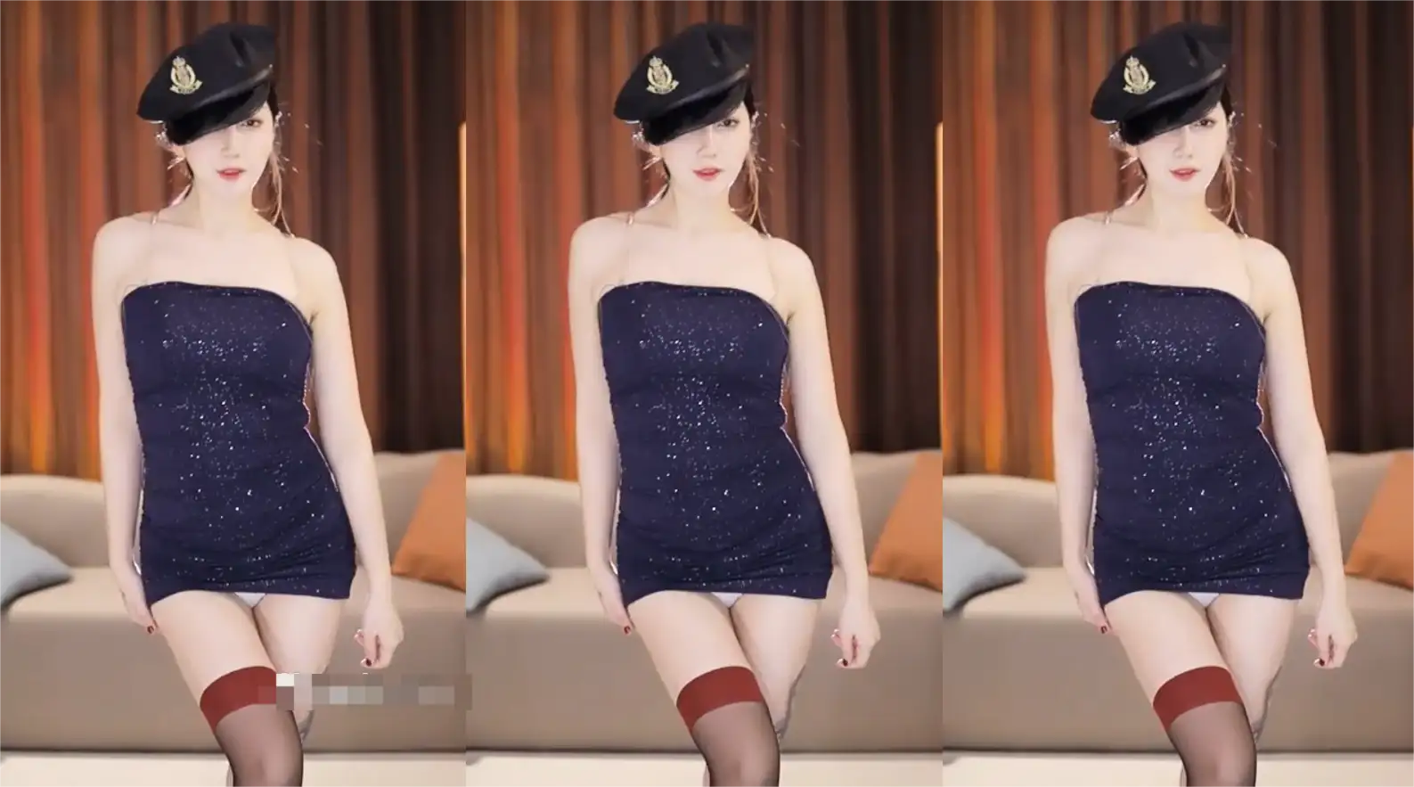 虎牙主播@西子BaBy长腿御姐舞蹈群定制热舞视频34V-3.5G