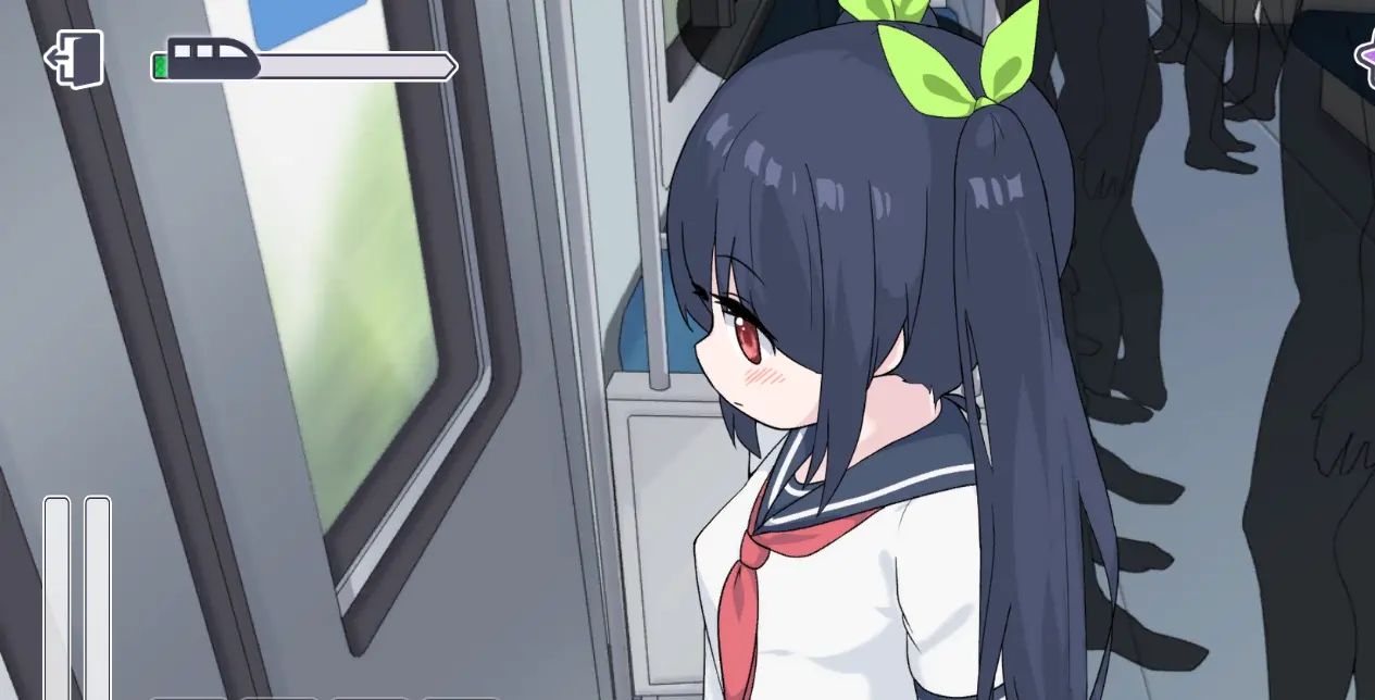 [SLG游戏]通勤電車、盗撮される少女 DL版