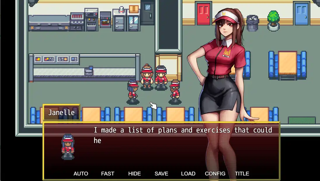 [RPG游戏]快餐女友Fast Food Girlfriend AI汉化版800MB